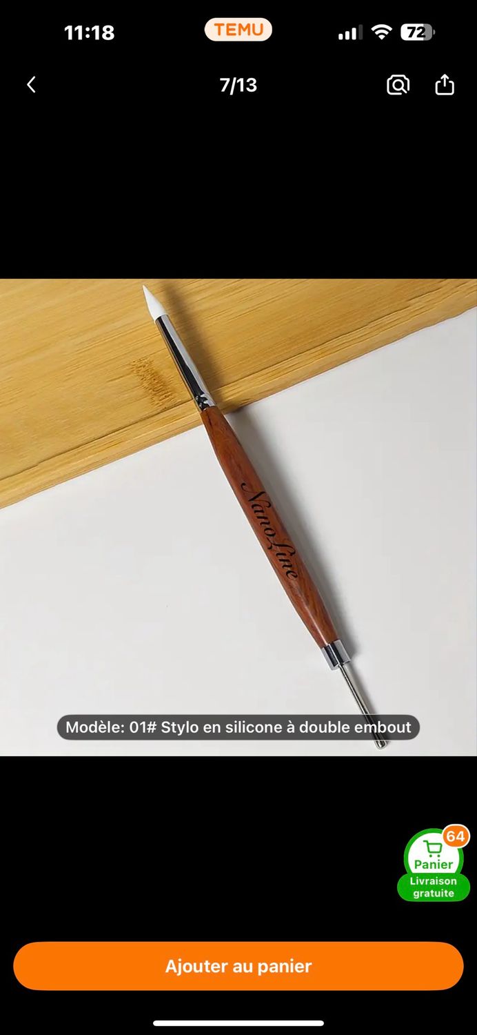 Stylo de modelage deux embouts