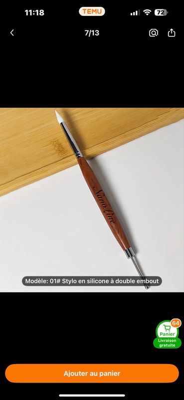Stylo de modelage deux embouts