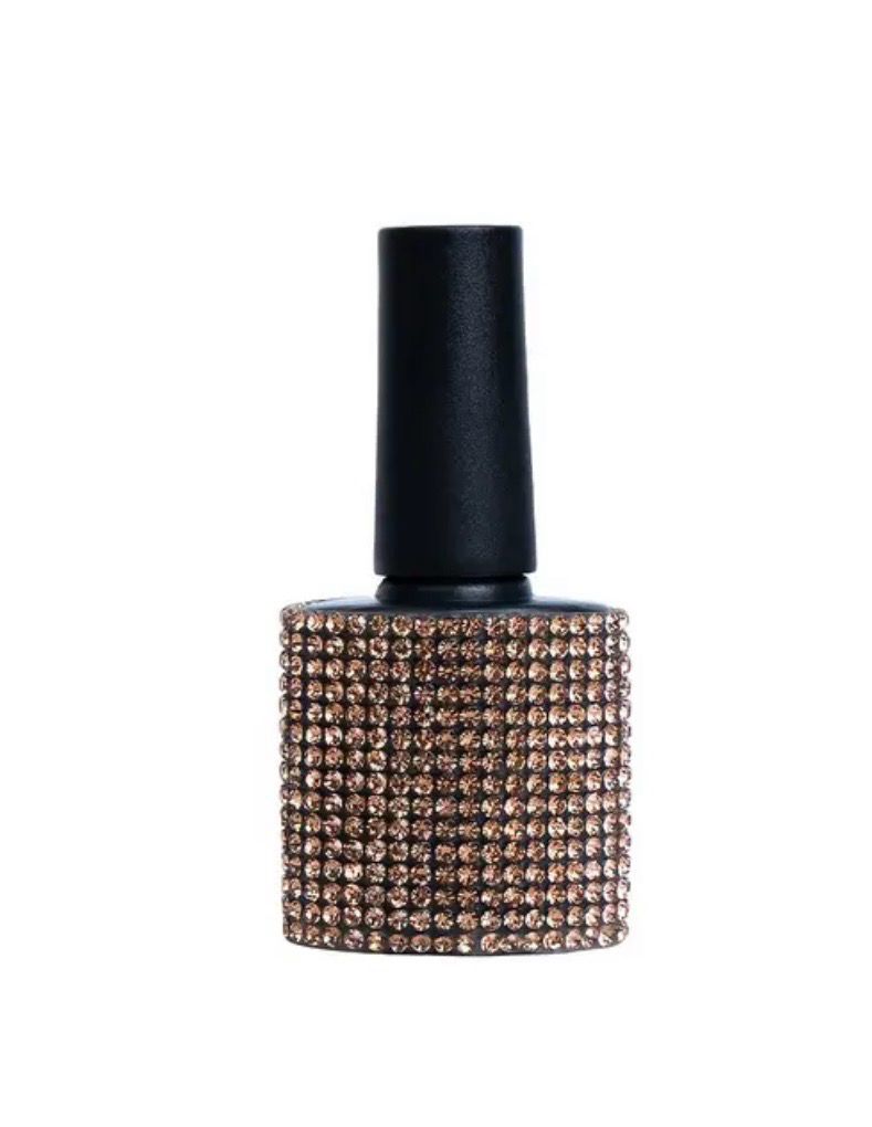 Pot vide strass rose gold