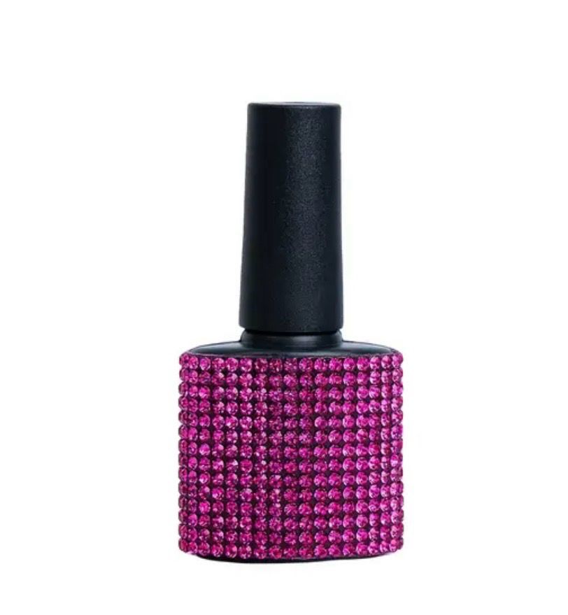 Pot vide rose strass