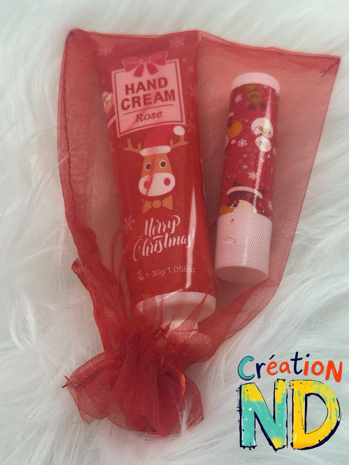 Crème à mains et baume à lèvre ROSE