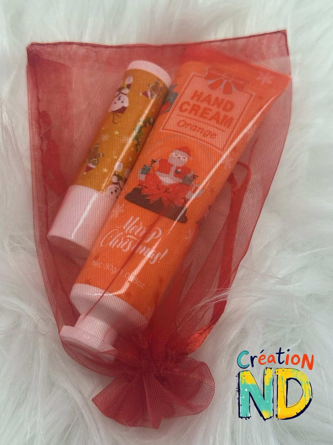 Crème à mains et baume à lèvres ORANGE