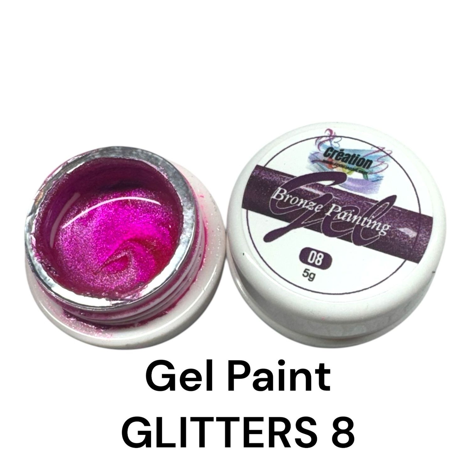 Gel Paint GLITTERS 8