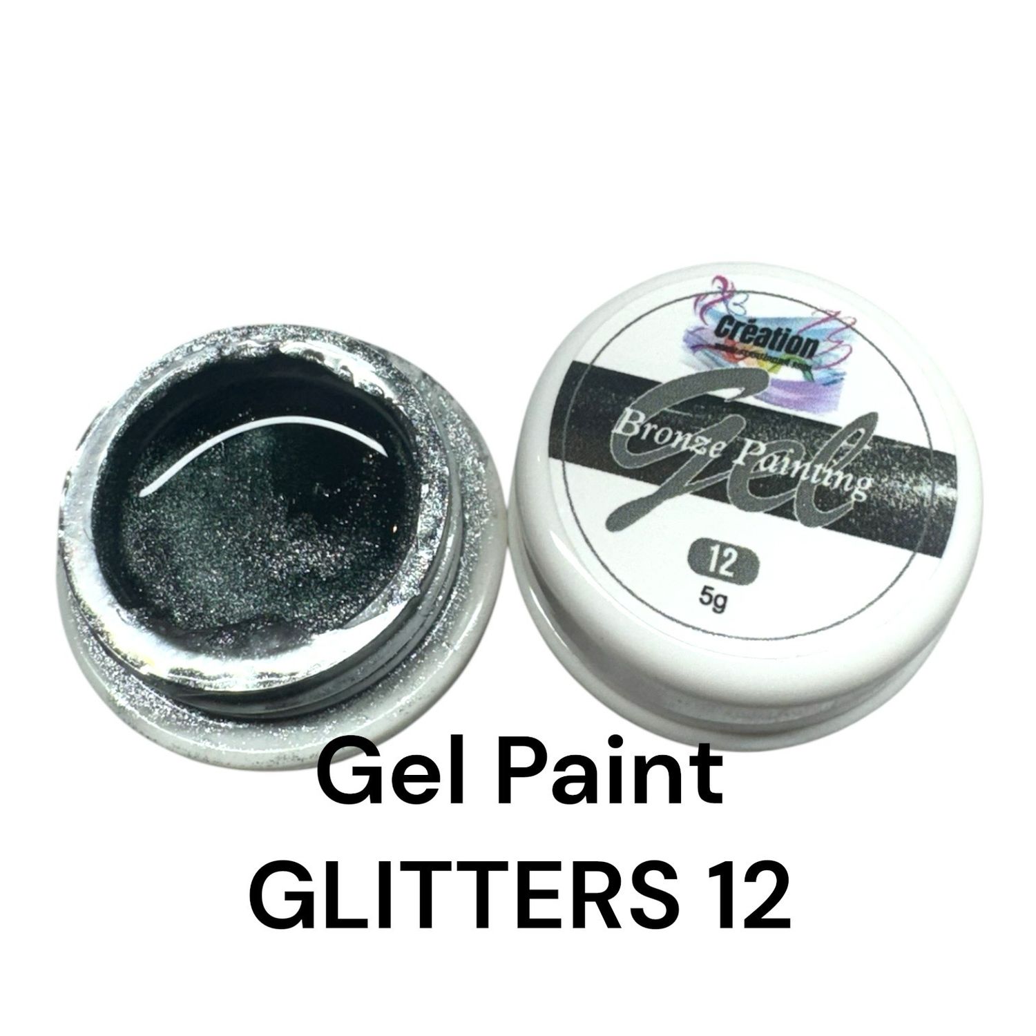 Gel Paint GLITTERS 12