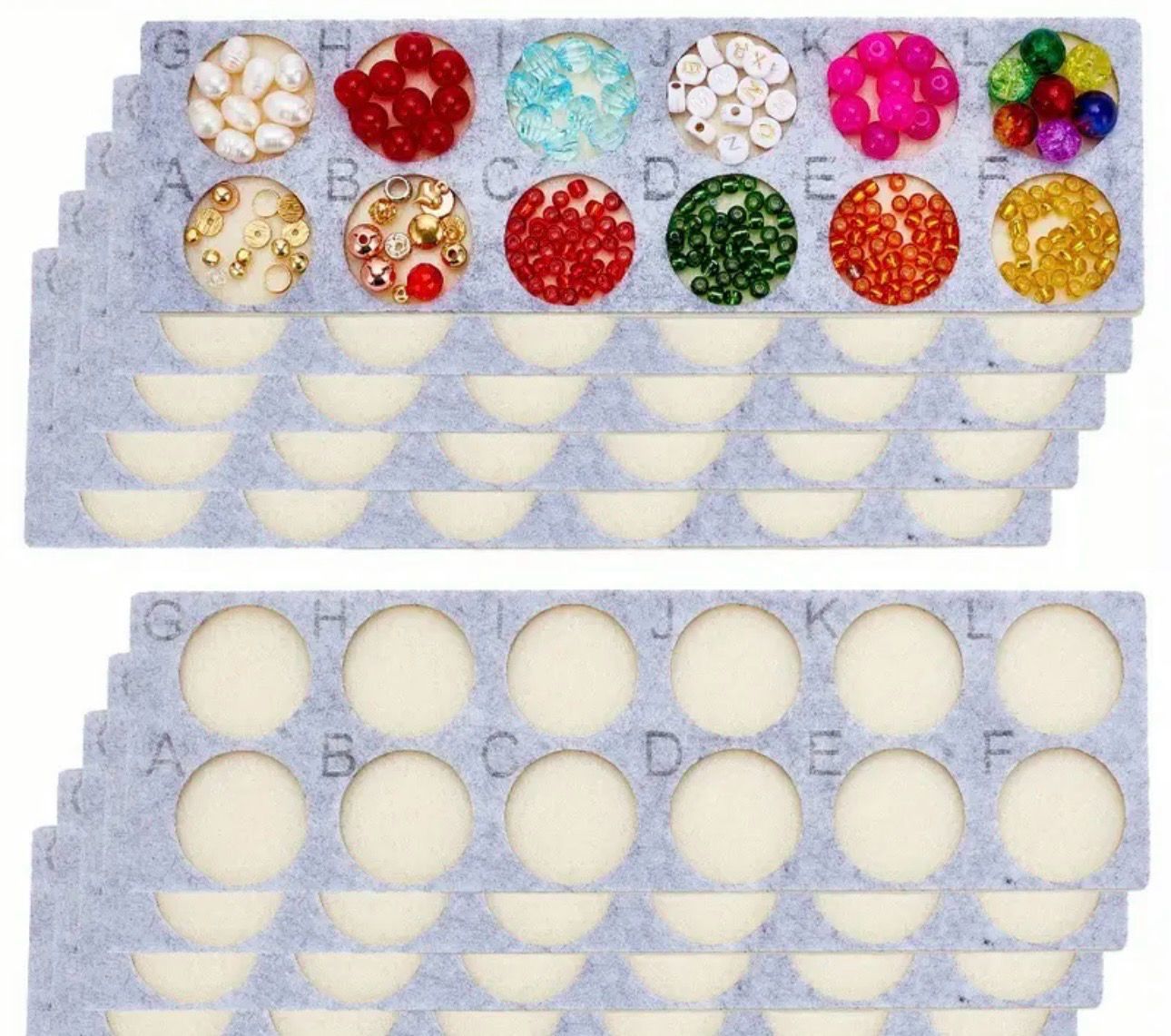 Plateau à bijoux feutrine