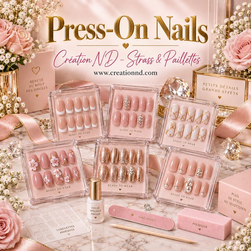 Press on nails ( Ongles pré fait ) 