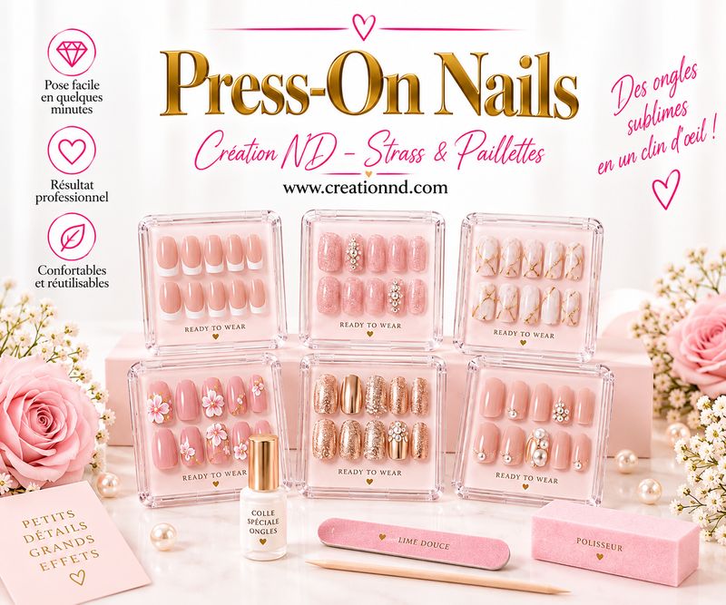 Press on nails ( Ongles pré fait ) 