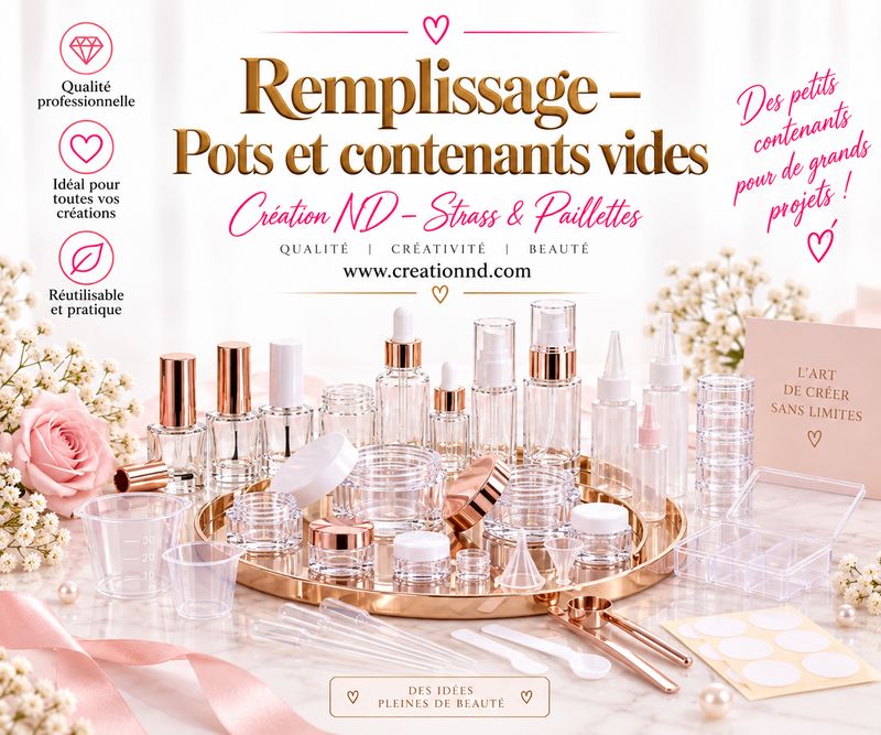 Remplissage/pot &amp; contenants vide