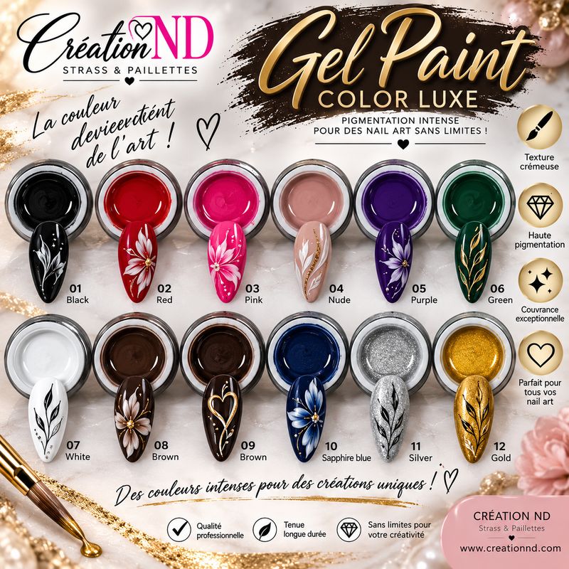 Collection Gel Paint COLOR LUXE 