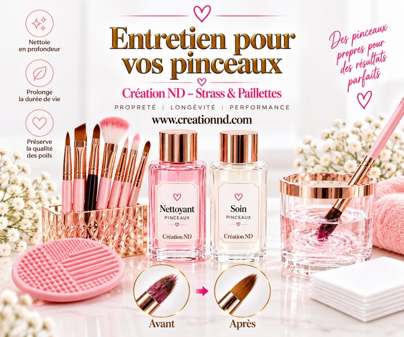 Entretien pour vos pinceaux