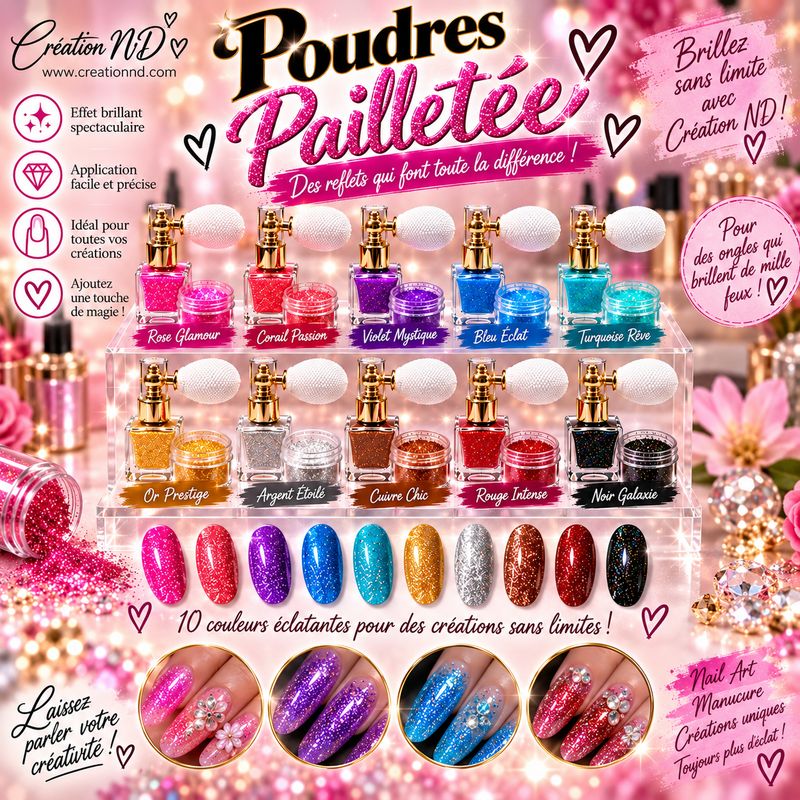 Poudre pailletée 