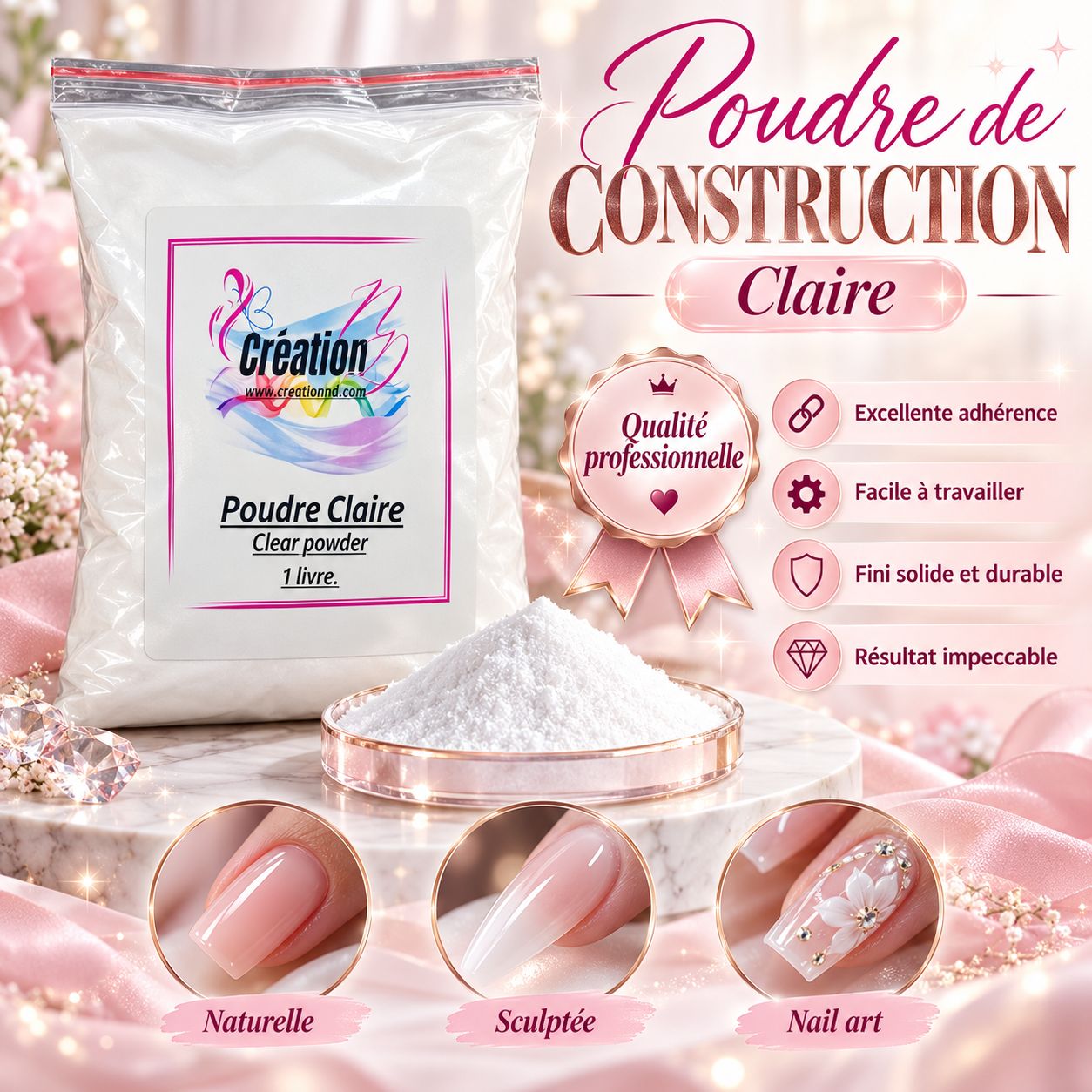 Poudre clair 1 livre