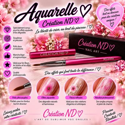 Pinceaux aquarelle 