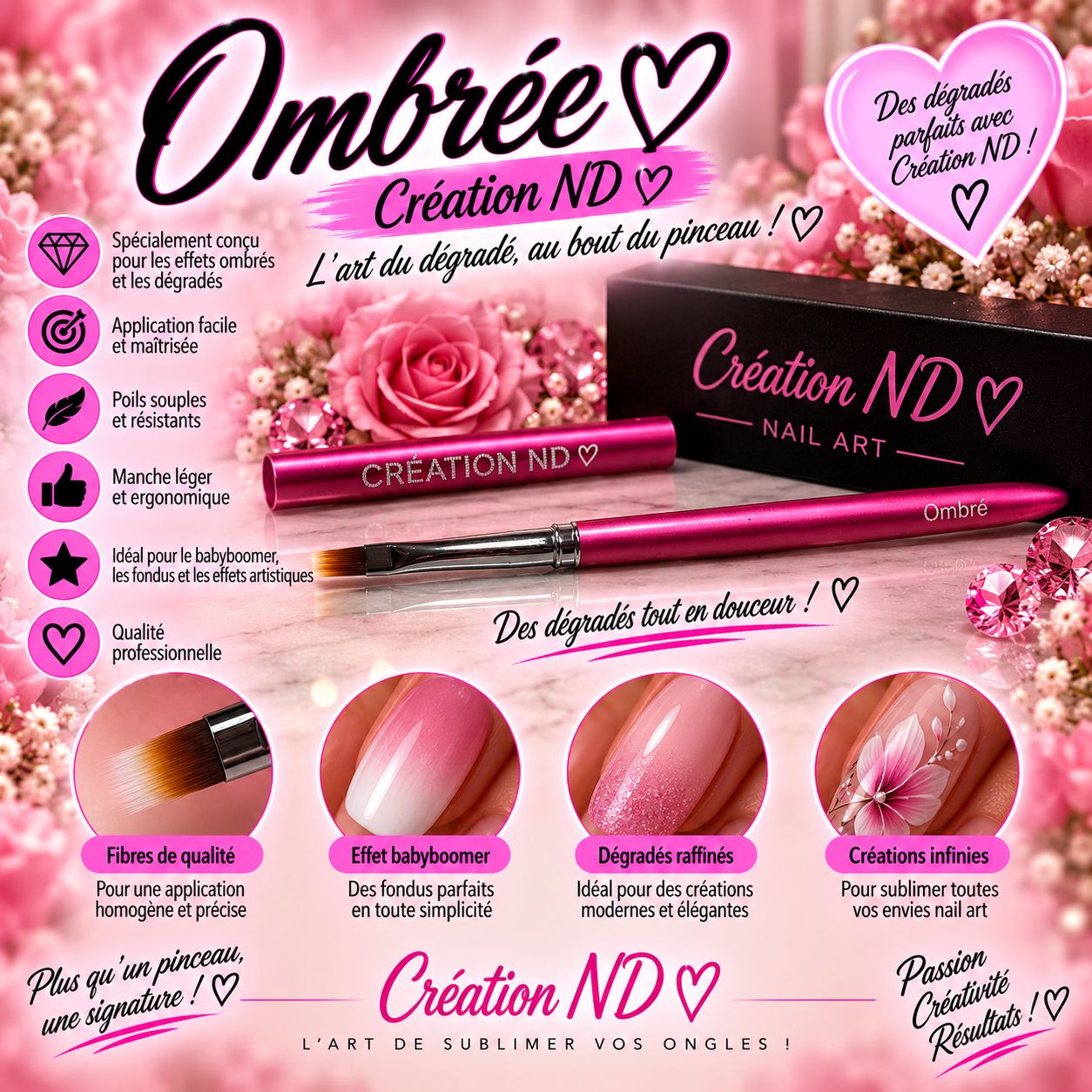 Pinceau ombré 