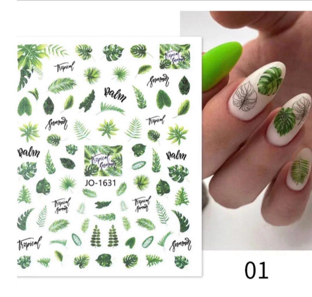 Stickers feuillages jo-1631