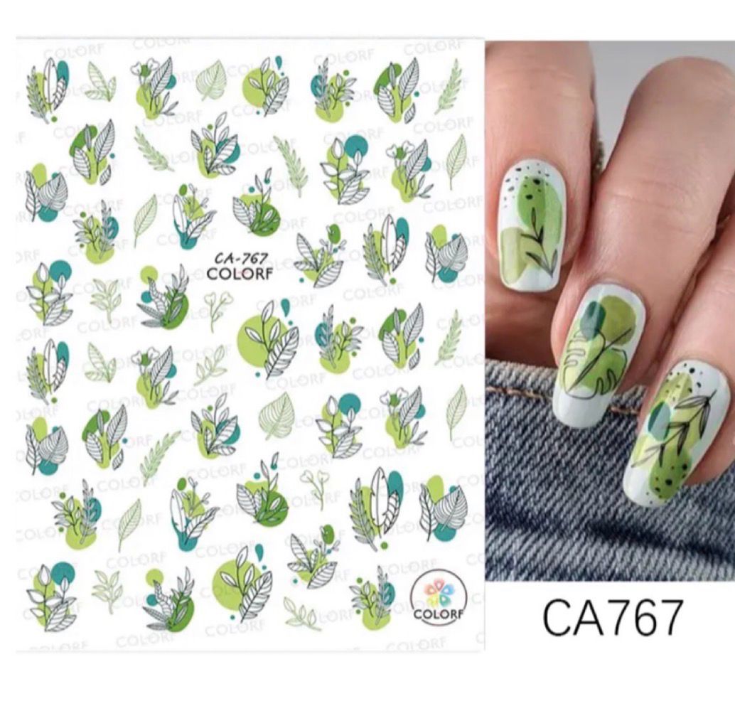 Stickers feuillages colorf ca-767