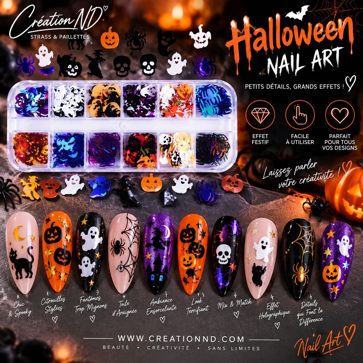Holographique Halloween divers