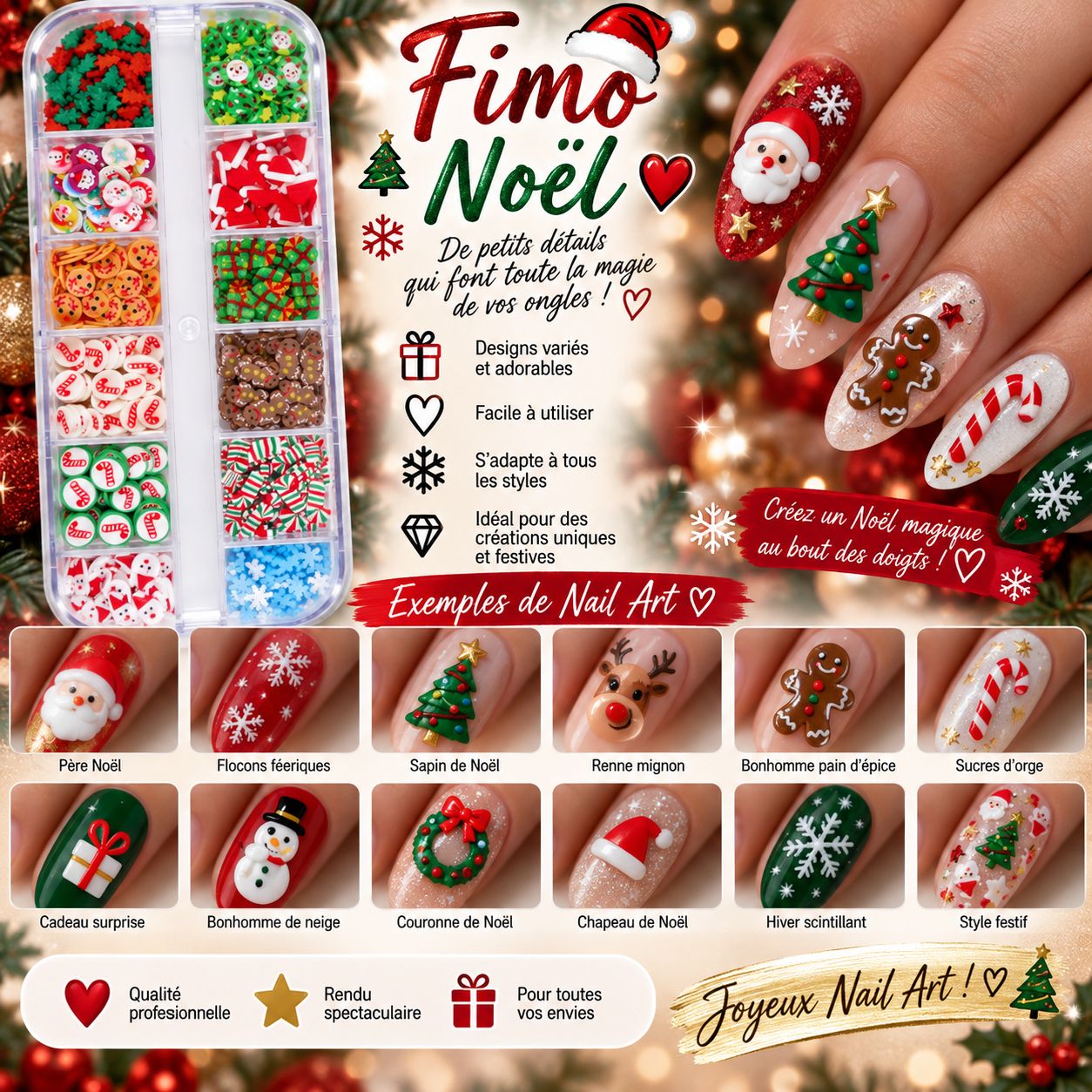 Fimo de Noël 1