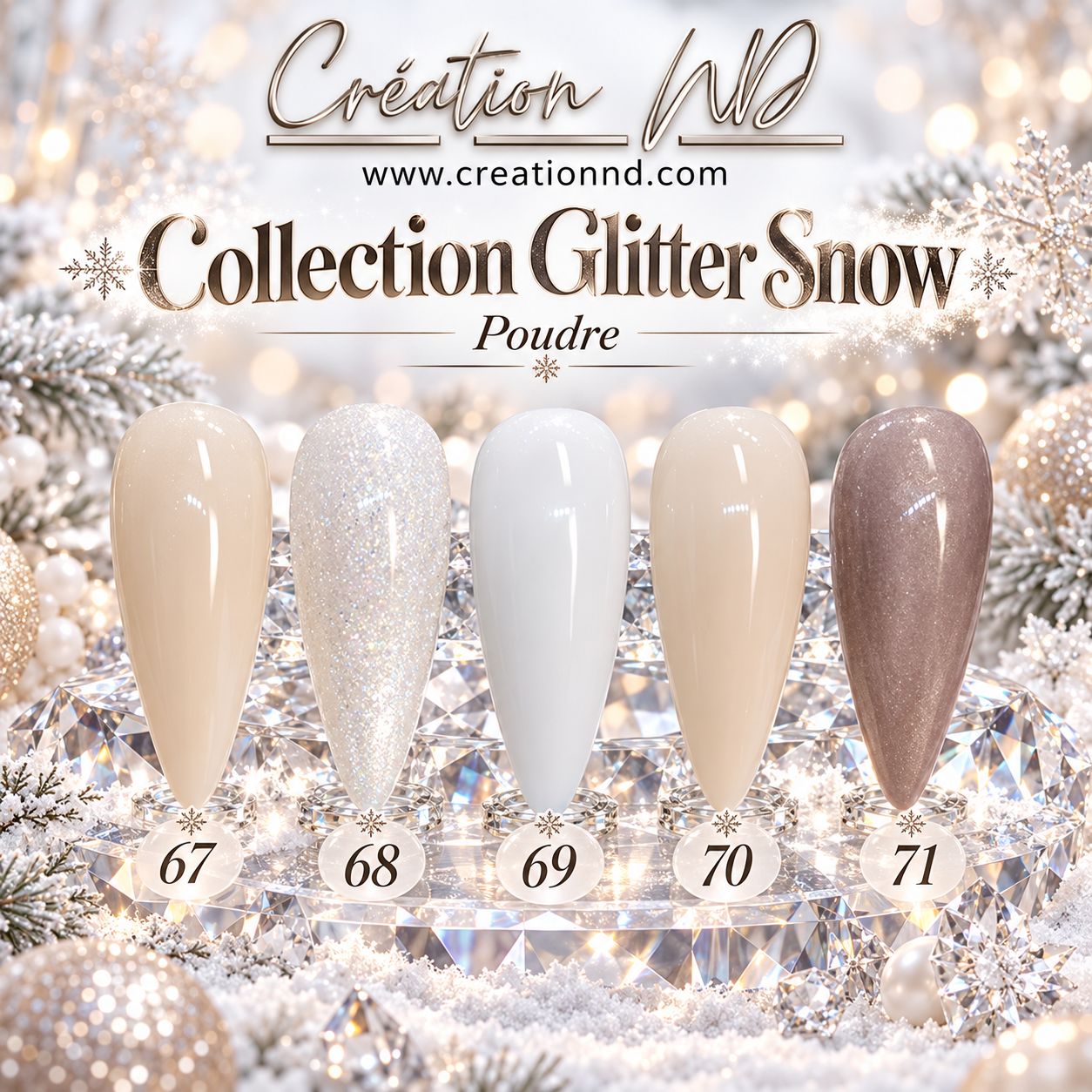 SNOW WHITE GLITTER