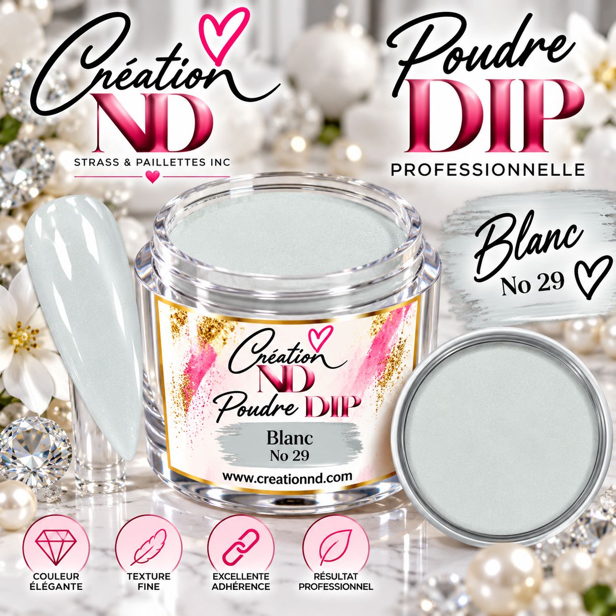 Poudre DIP Blanc No 29