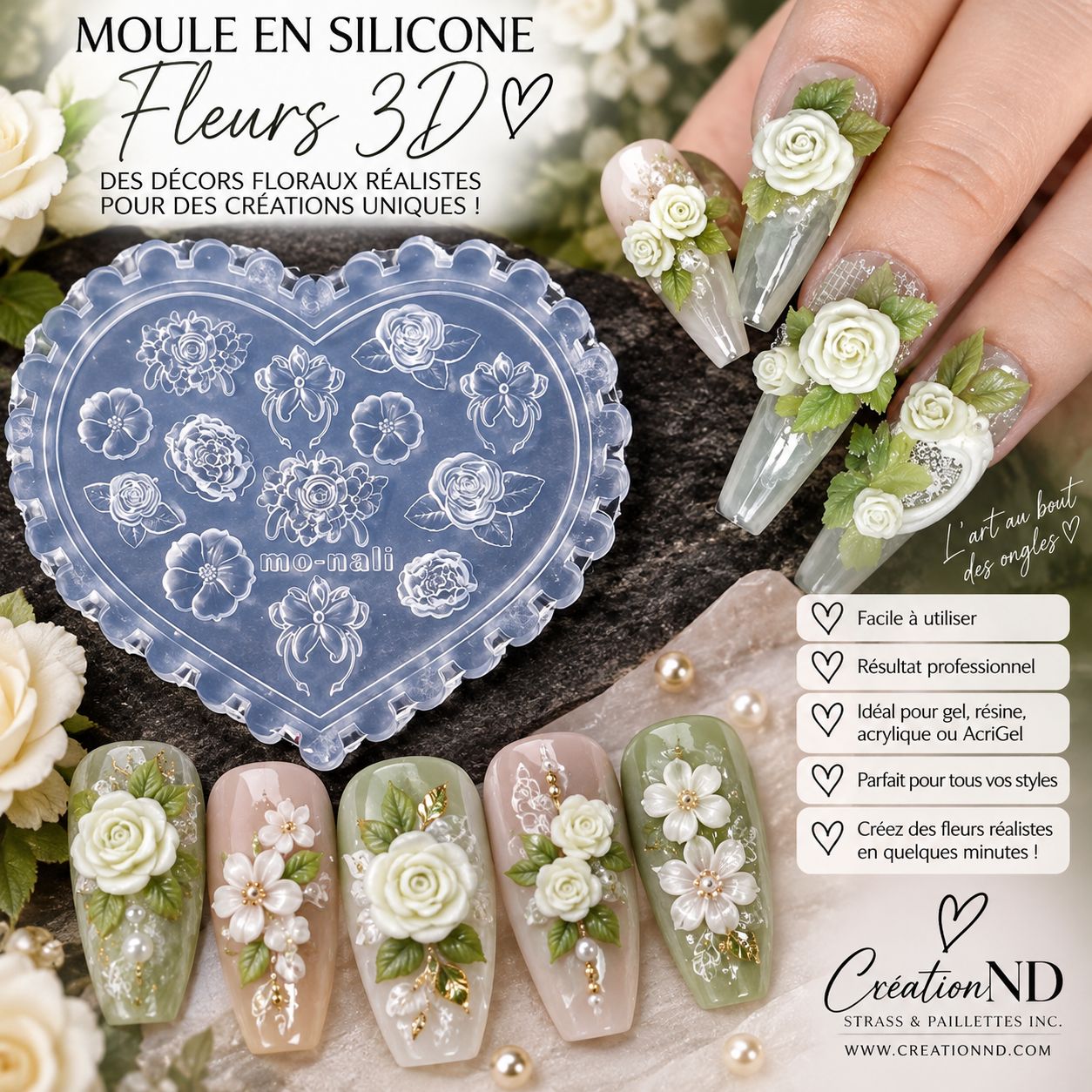 Moule fleur