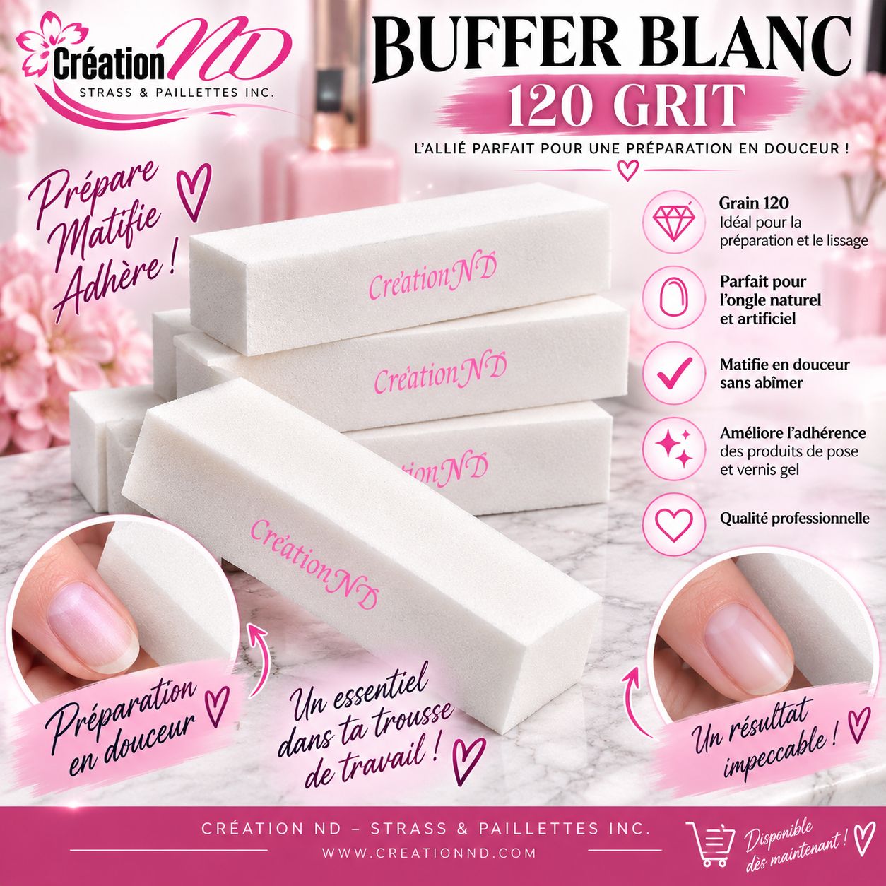 Buffer blanc