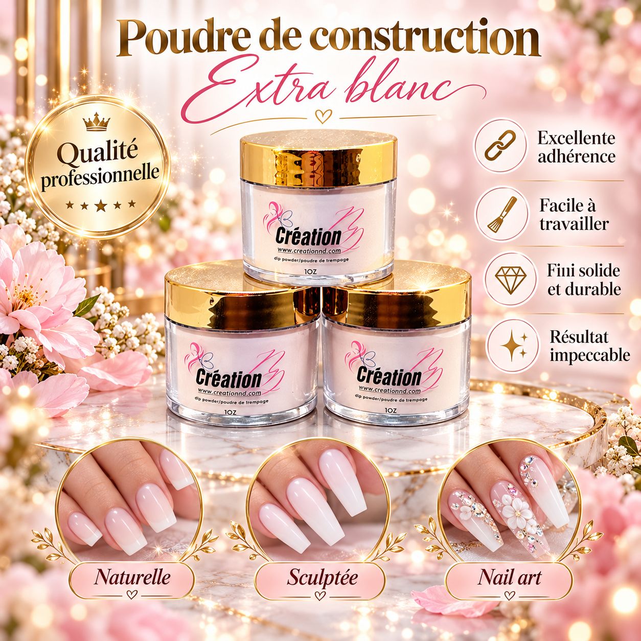 Poudre extra blanche