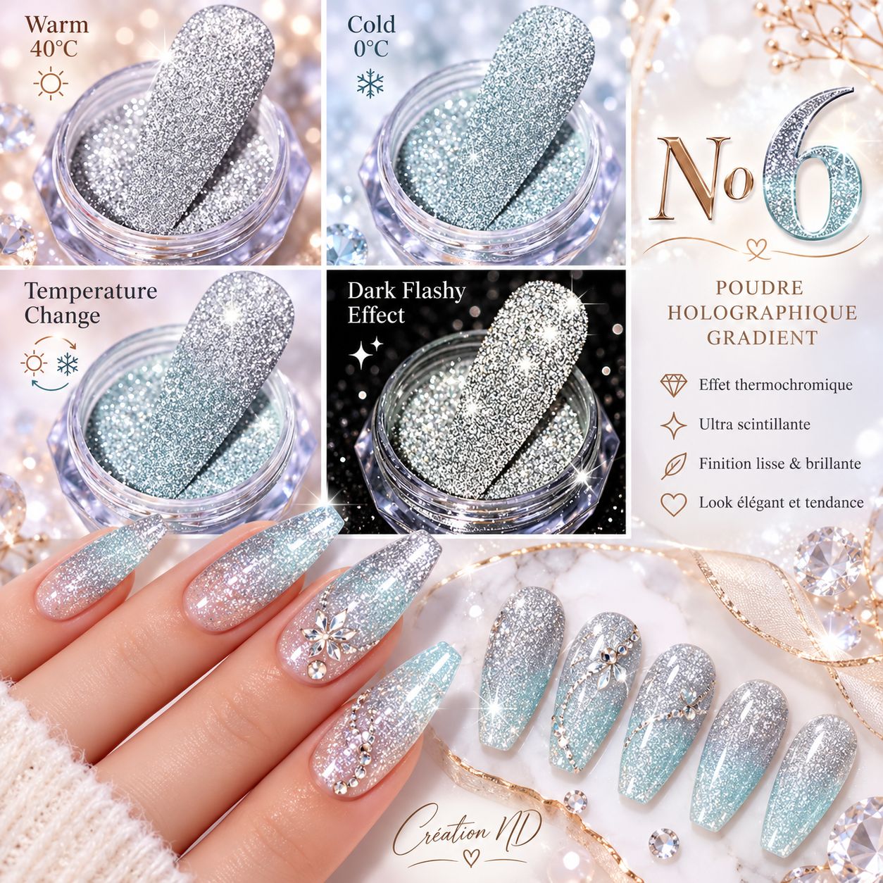 Poudre holographique #6
