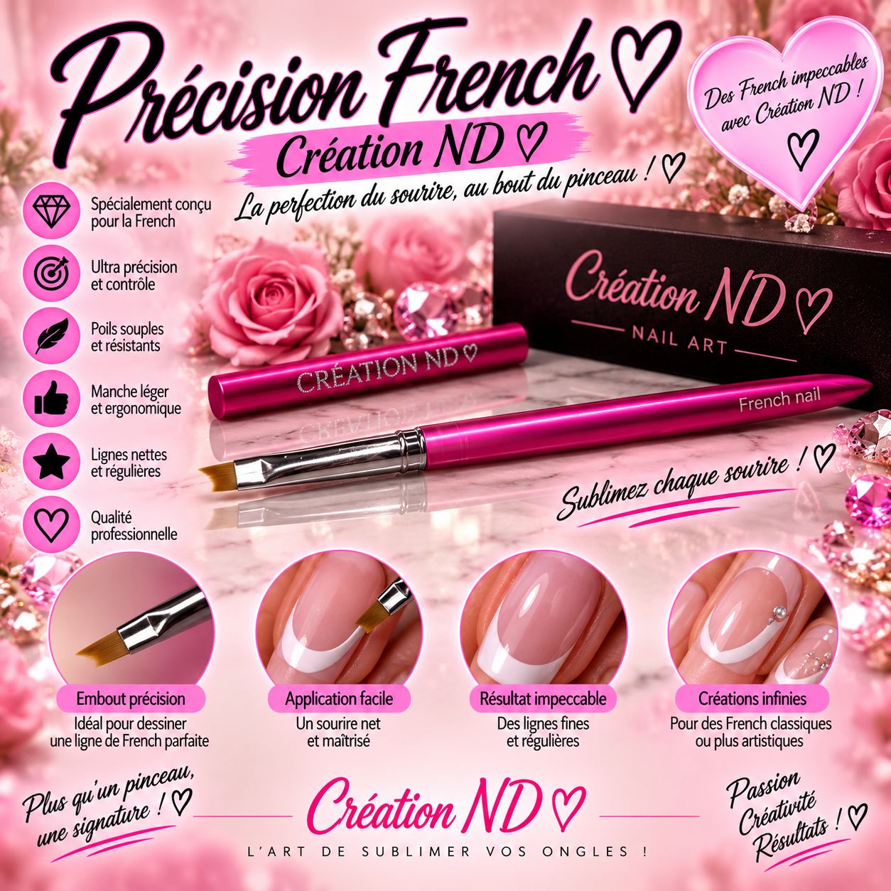 Pinceaux précision FRENCH