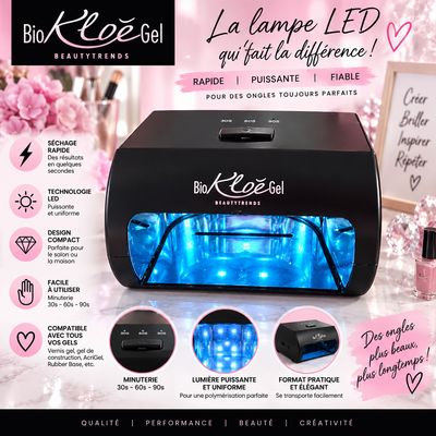 Lampe LED KLOÉ bio gel