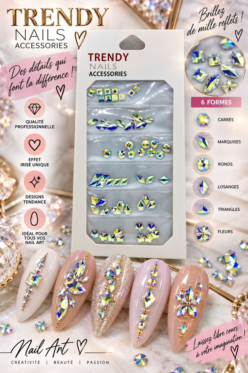 Cristal Swarovski forme divers