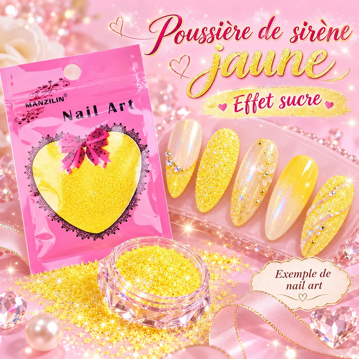 Poussière de sirène jaune