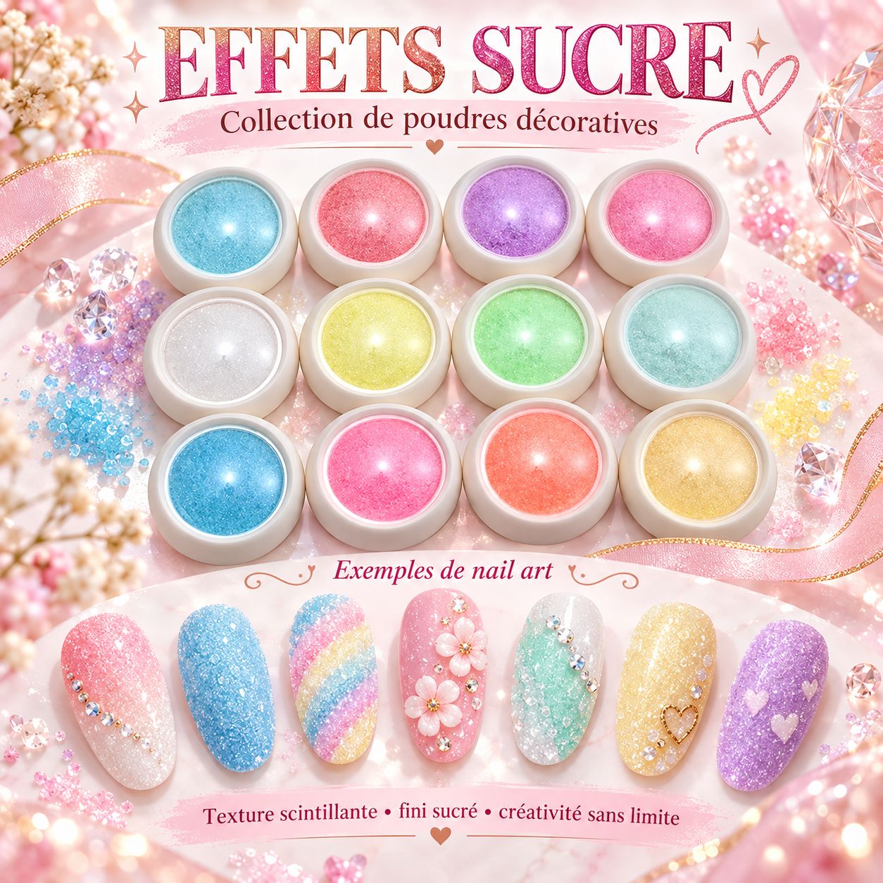 Effets sucre JAUNE