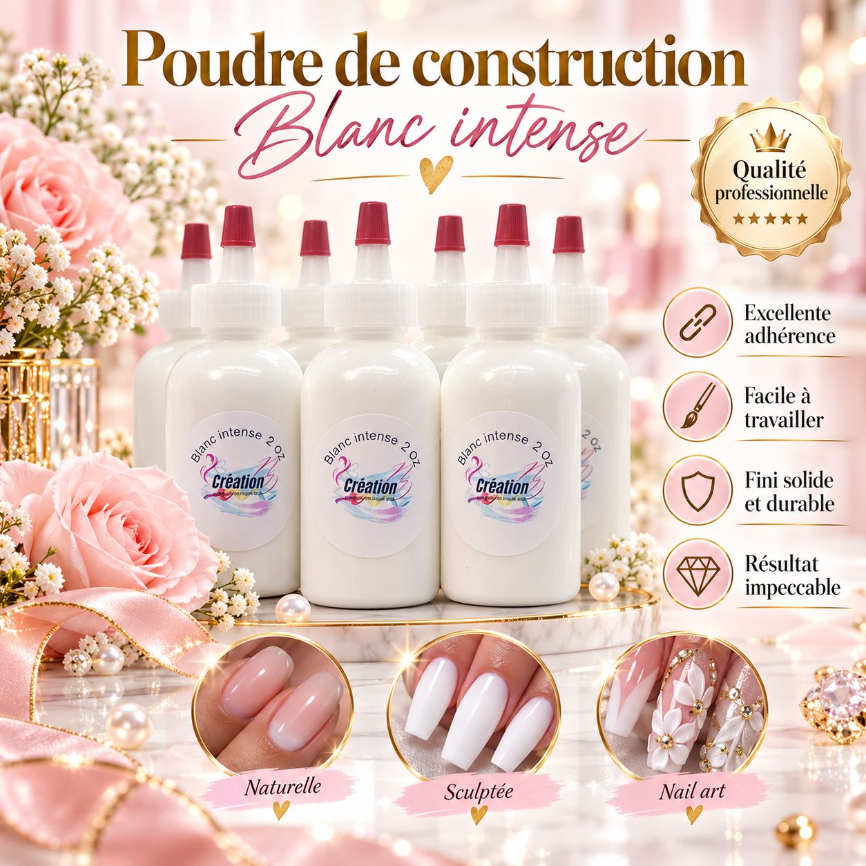 Poudre blanc intense