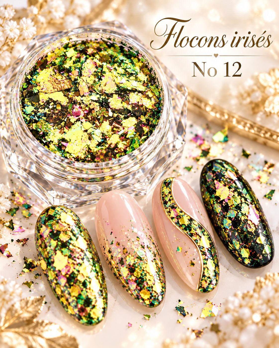 Flocon irisée #12