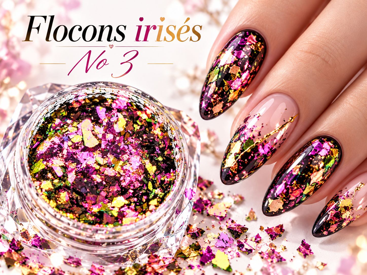 Flocon irisée #3