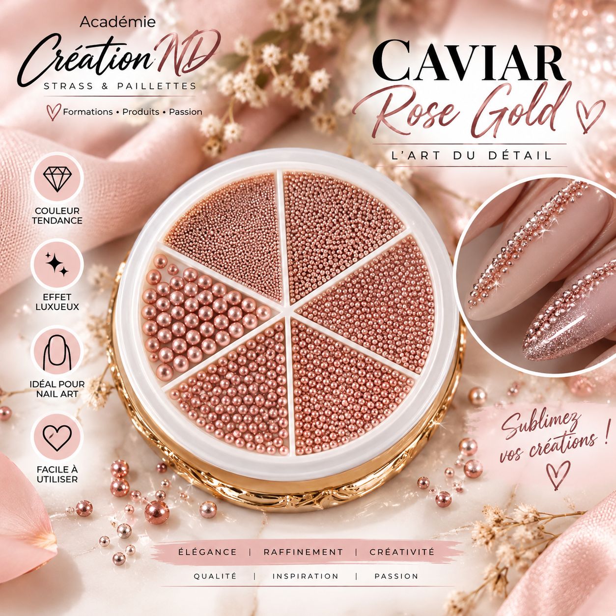 Caviar Rose Gold