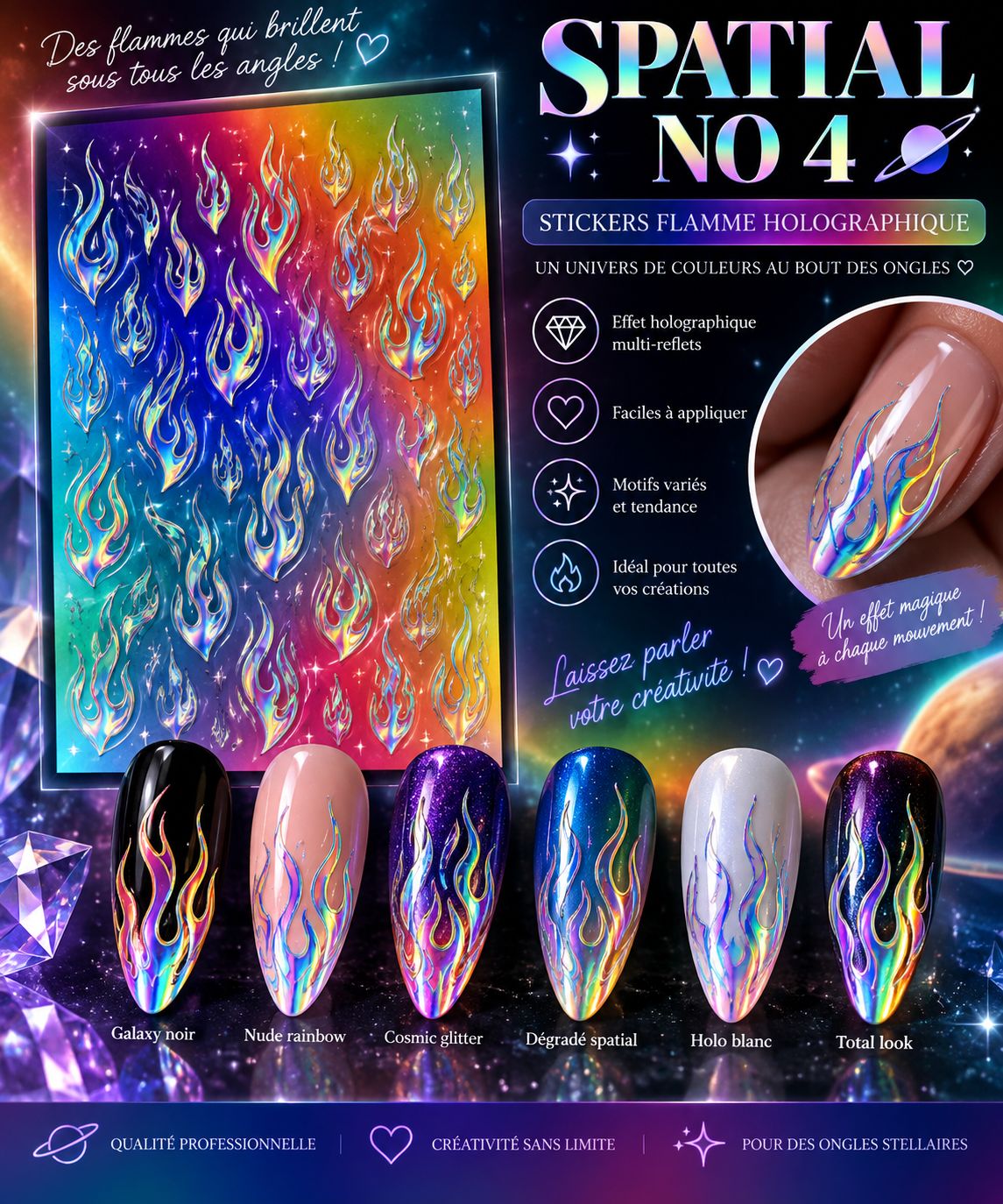 Flamme spatial no 4
