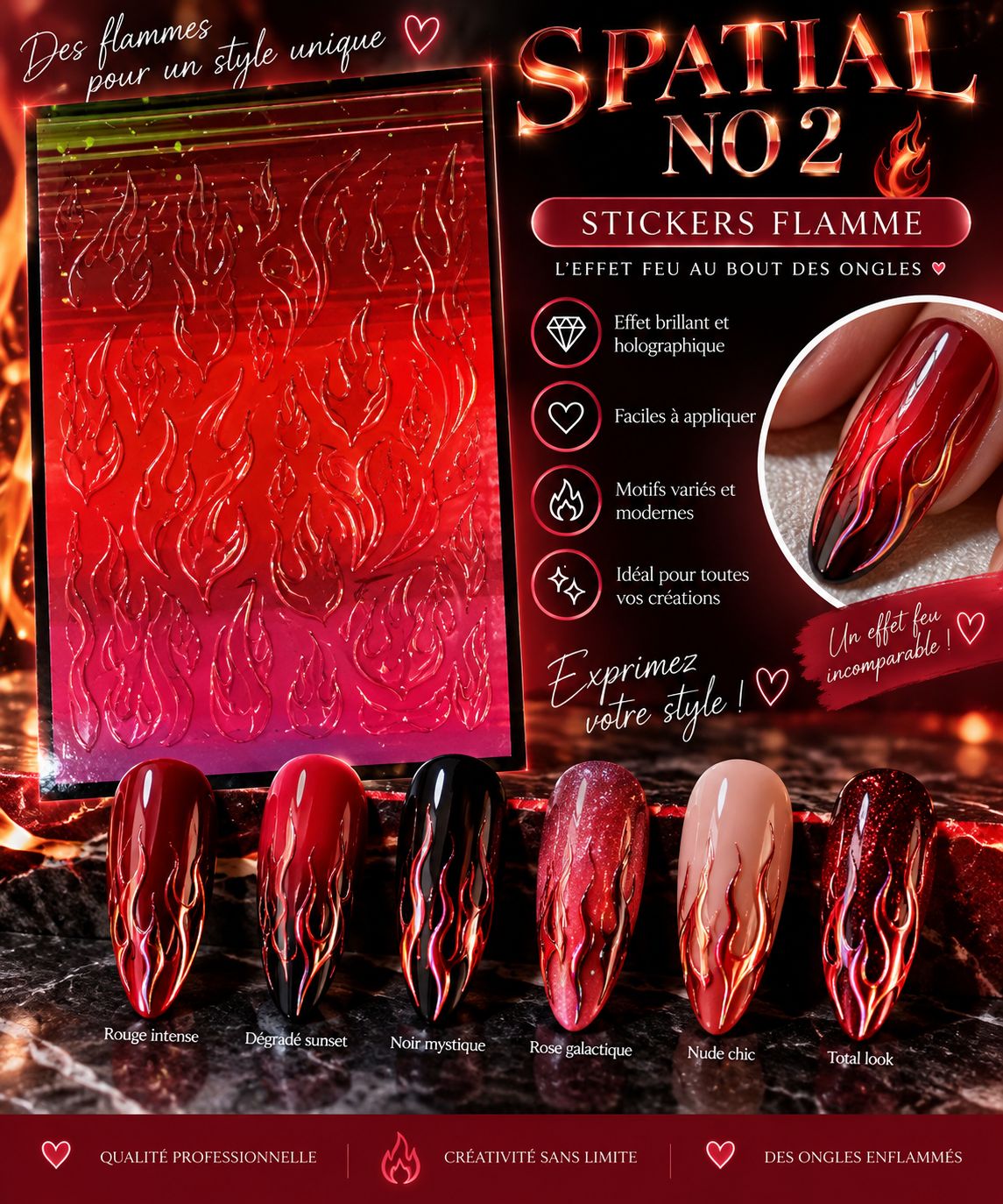 Flamme spatial no 2
