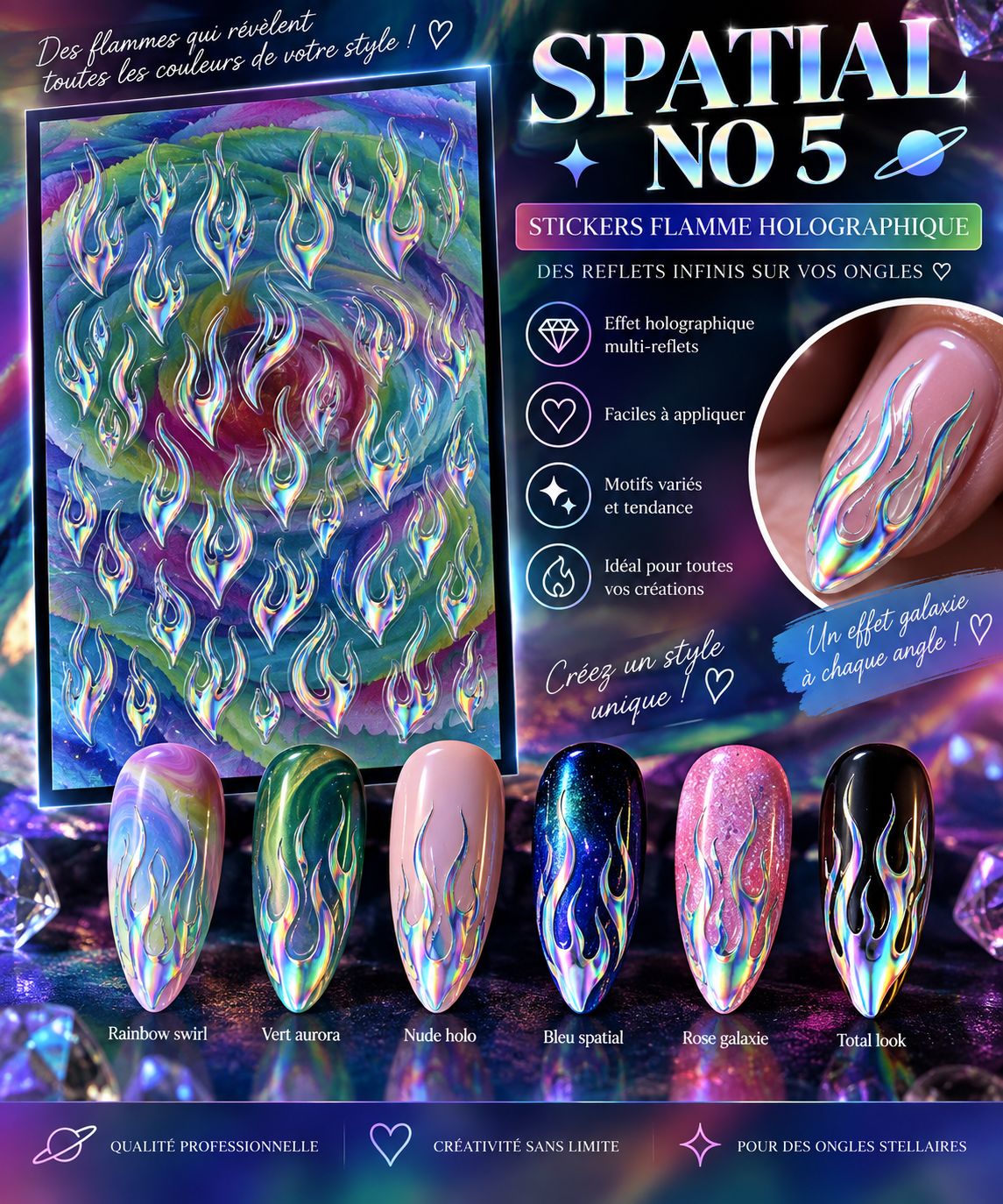Flamme spatial no 5