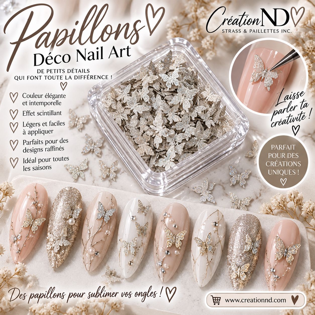 Papillon cartonnée,rose #1