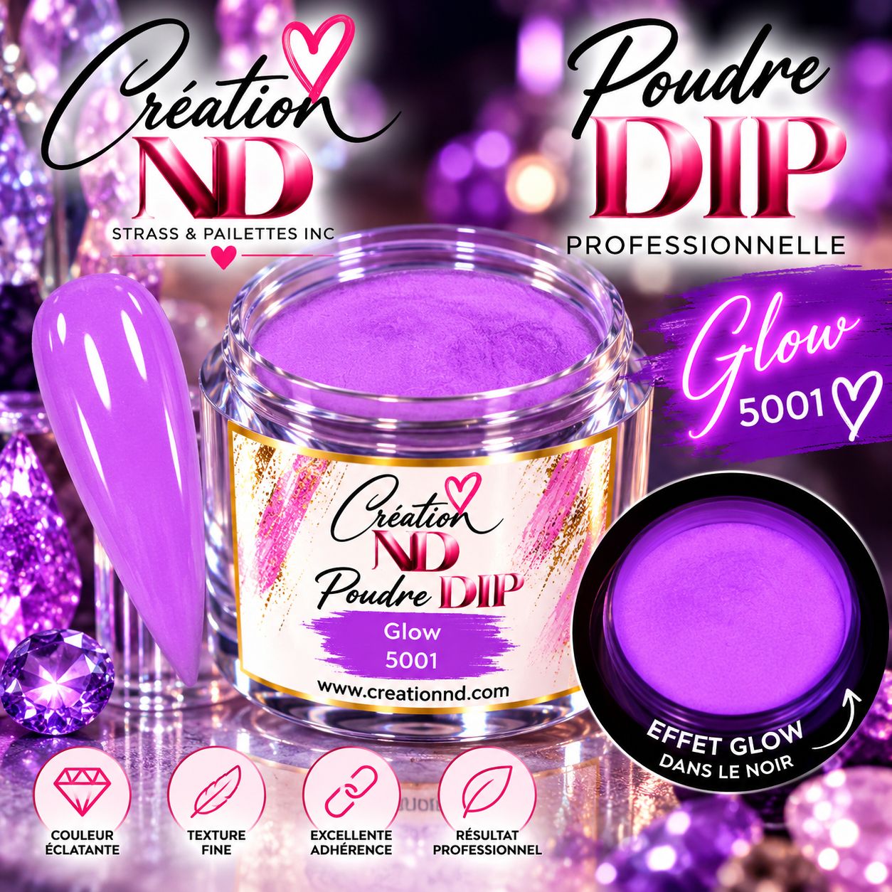 Poudre DIP GLOW 5001