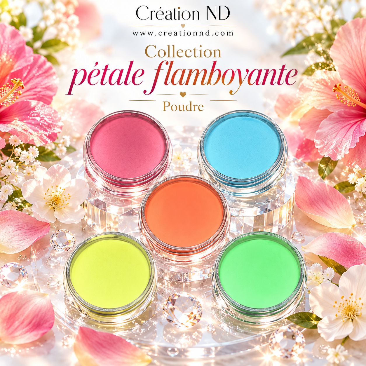 Pétales flamboyantes