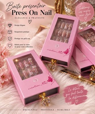 Boîte présentoir Press On Nail