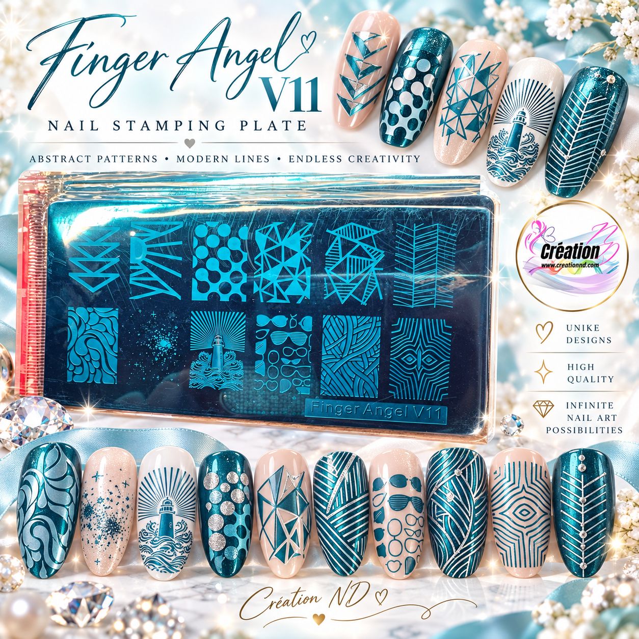 Plaque Finger Angel V06