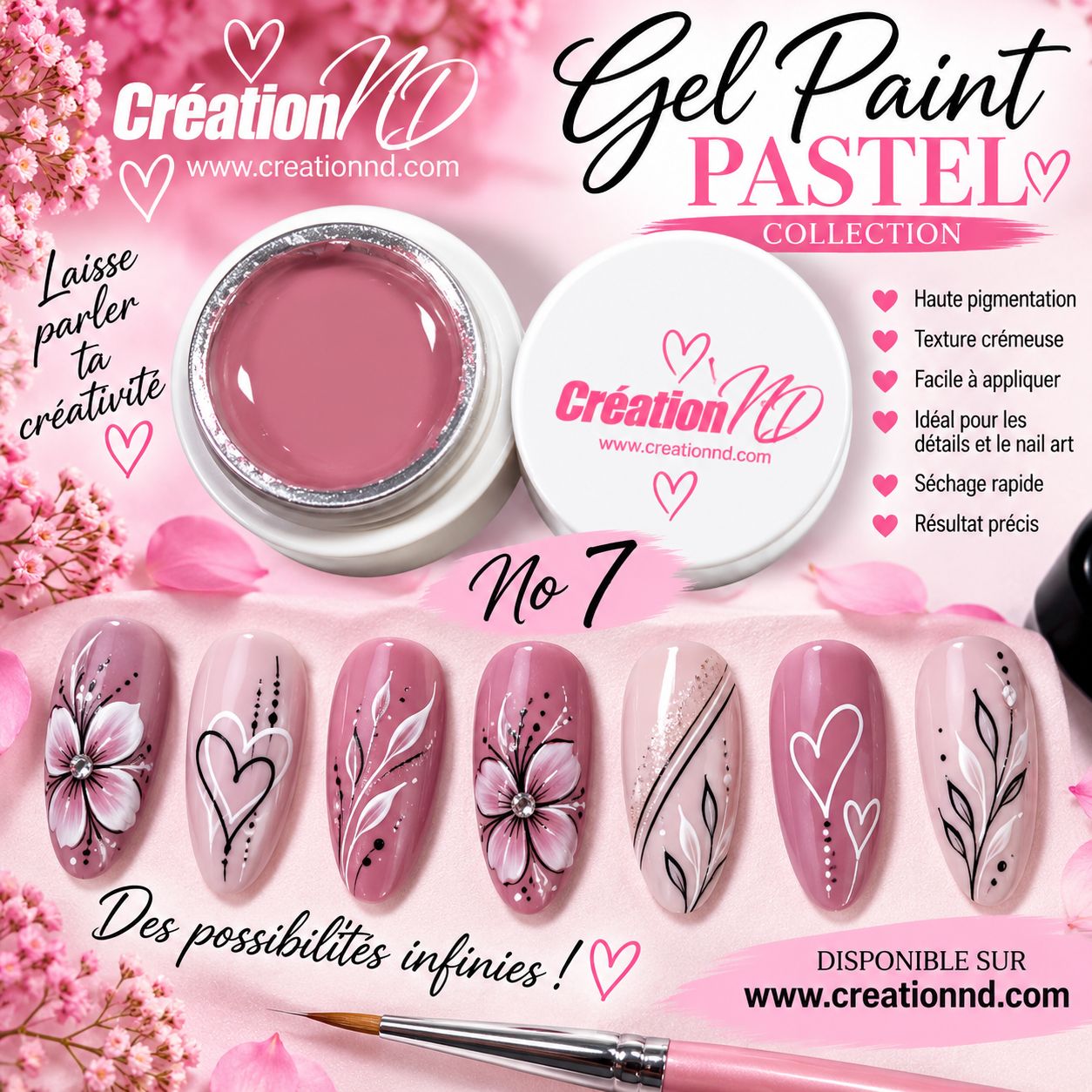 Gel Paint Collection PASTEL 7