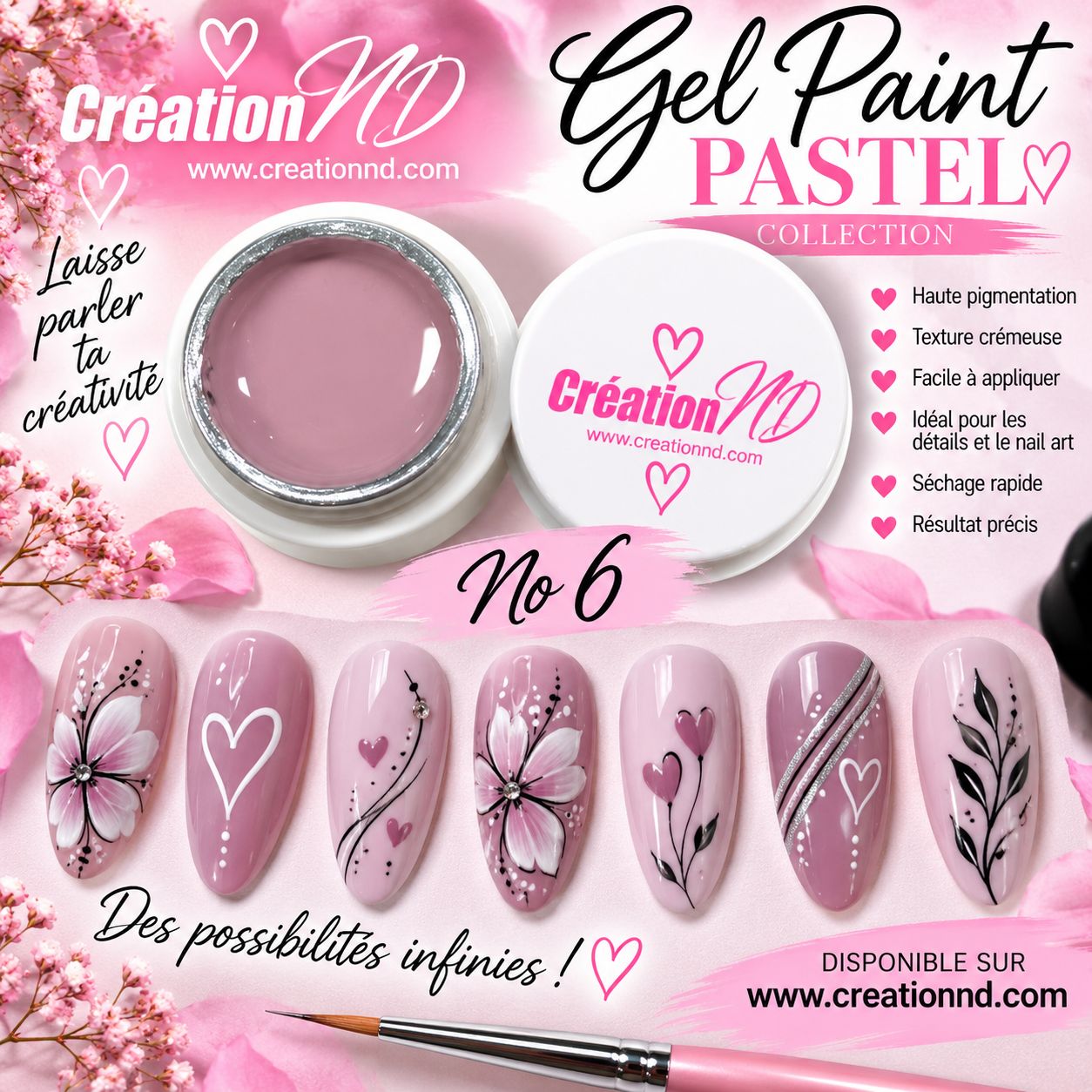 Gel Paint Collection PASTEL 6