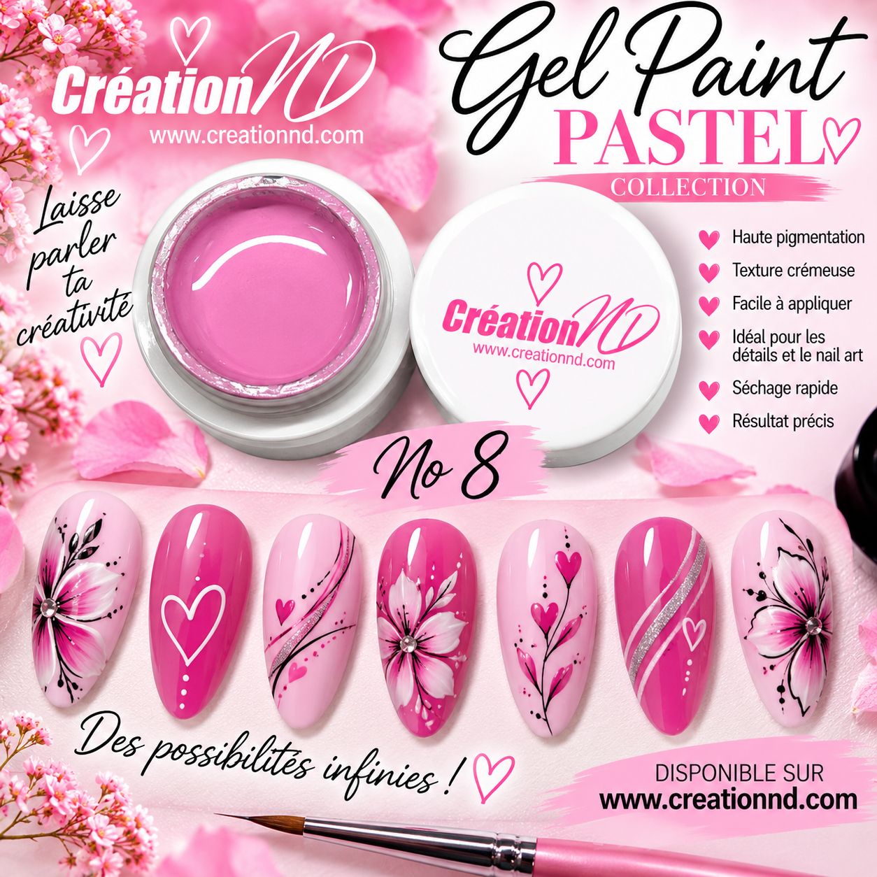 Gel Paint Collection PASTEL 8