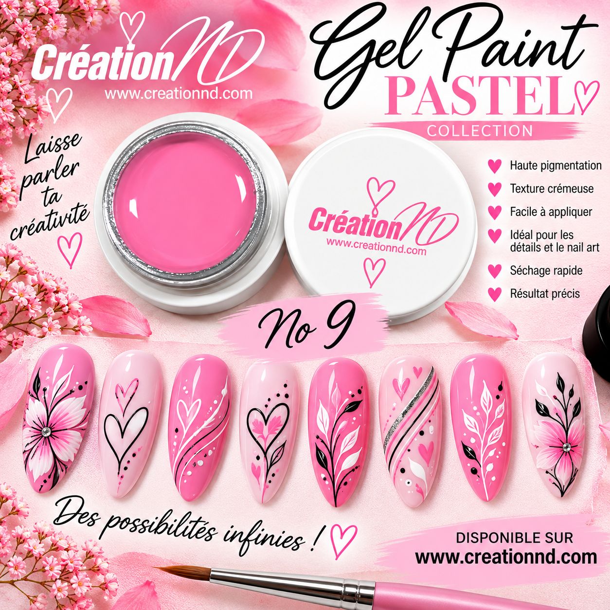 Gel Paint Collection PASTEL 9