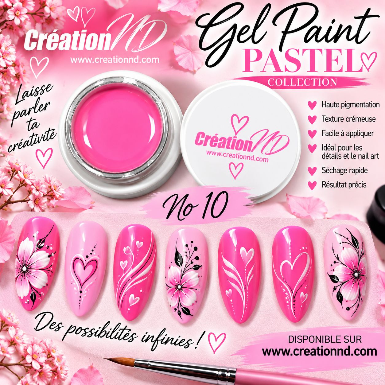 Gel Paint Collection PASTEL 10
